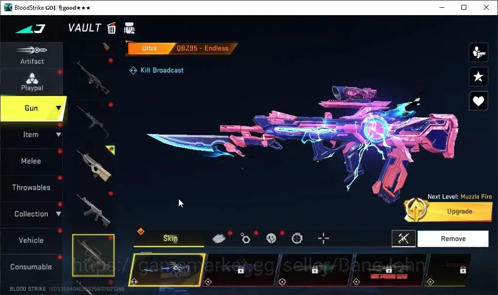 Blood Strike Accounts ASIA | 3Eva MCX+SCAR+KATYA, 9Ultra M82+QBZFN200+VE image 12