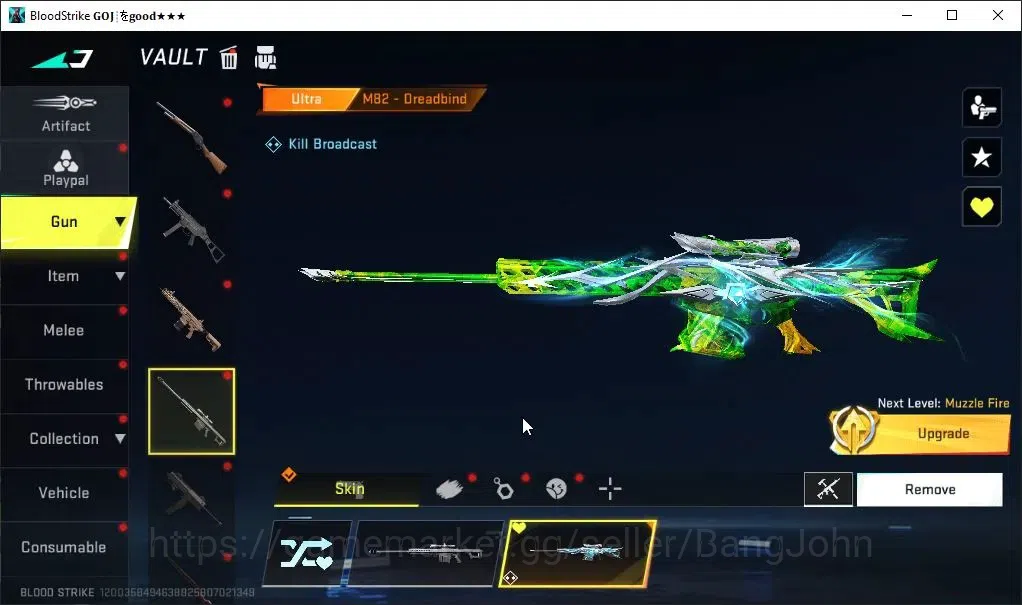 Blood Strike Accounts ASIA | 3Eva MCX+SCAR+KATYA, 9Ultra M82+QBZFN200+VE image 14