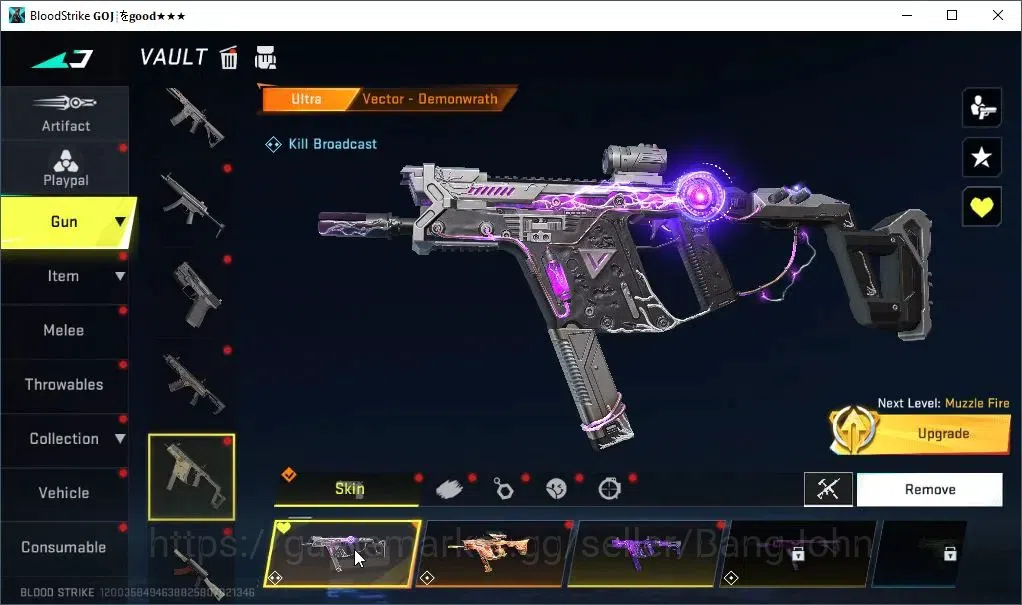 Blood Strike Accounts ASIA | 3Eva MCX+SCAR+KATYA, 9Ultra M82+QBZFN200+VE image 3