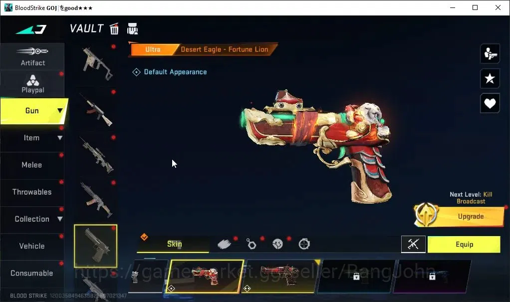 Blood Strike Accounts ASIA | 3Eva MCX+SCAR+KATYA, 9Ultra M82+QBZFN200+VE image 5