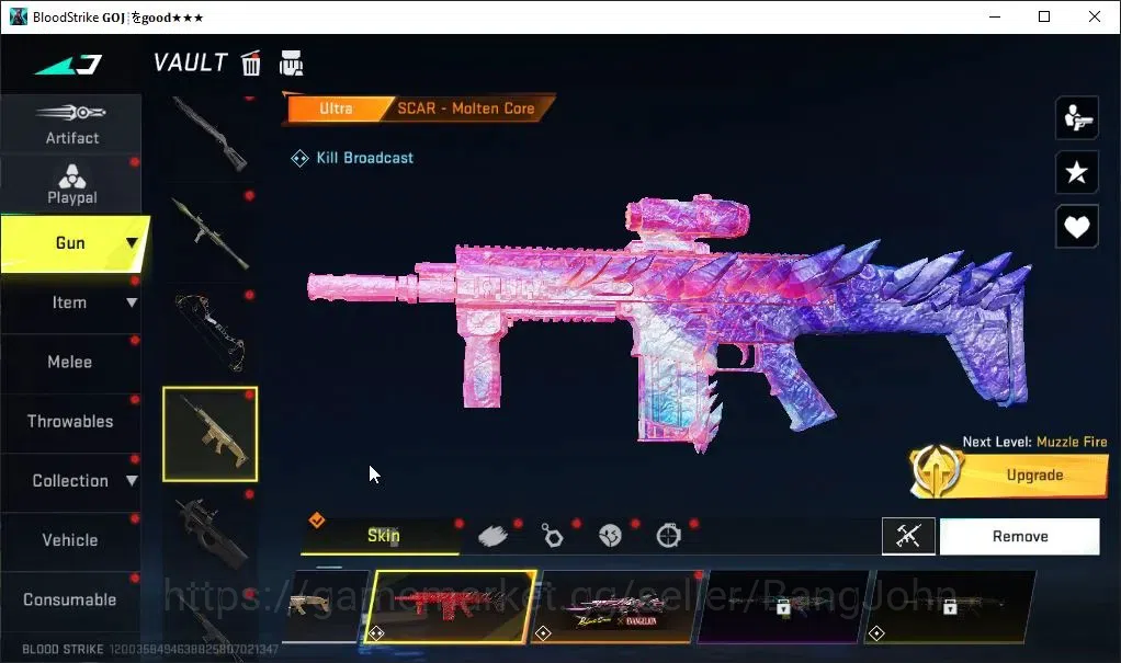 Blood Strike Accounts ASIA | 3Eva MCX+SCAR+KATYA, 9Ultra M82+QBZFN200+VE image 7