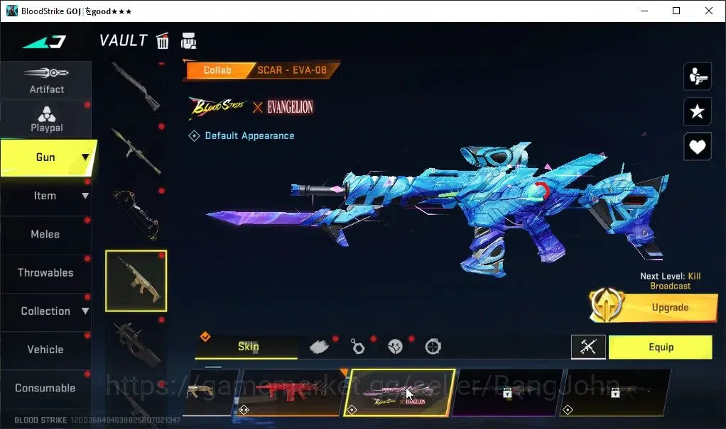 Blood Strike Accounts ASIA | 3Eva MCX+SCAR+KATYA, 9Ultra M82+QBZFN200+VE image 8