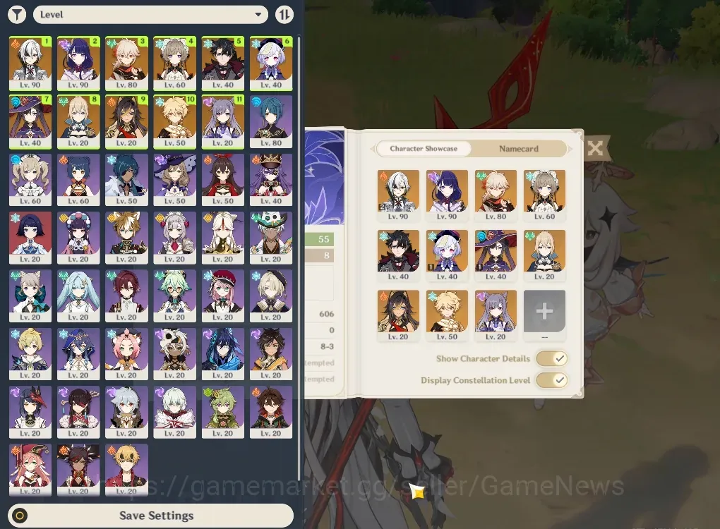 Genshin Impact Accounts Others Asia|AR 55|5 Limited + 5(*5 Weapon)|Arlecchino 1