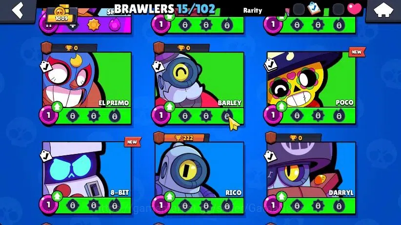 Brawl Stars Accounts 1009 Trophy|15 Brawlers 4 Max Lvl [Meeple,Bo,Edgar,Shelly]| 1 Epic Skins [Shiba Nita] 1 Rare|CN ON|Take 5