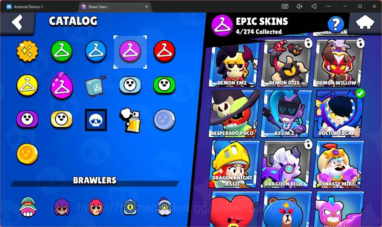 Brawl Stars Accounts Global |1515 Trophy|19 Brawler|1 LV 11 (Nita)|Skin image 11