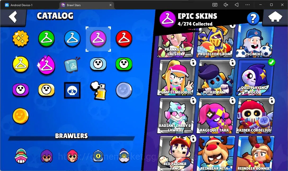 Brawl Stars Accounts Global |1515 Trophy|19 Brawler|1 LV 11 (Nita)|Skin image 12