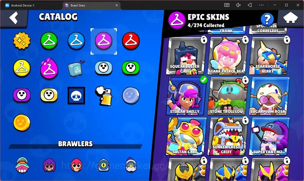 Brawl Stars Accounts Global |1515 Trophy|19 Brawler|1 LV 11 (Nita)|Skin image 13