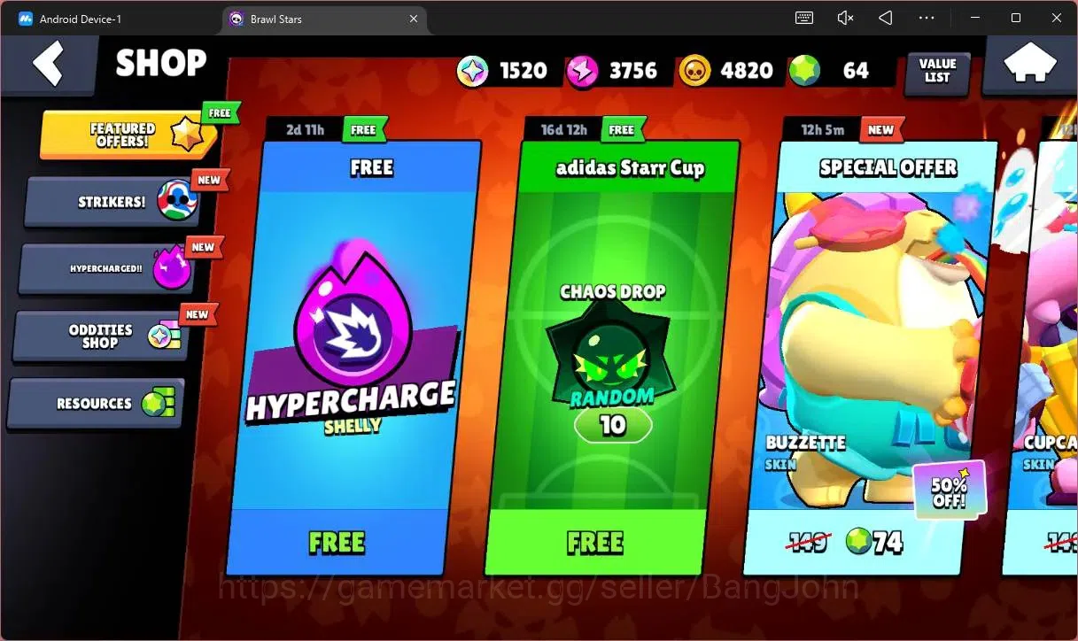 Brawl Stars Accounts Global |1515 Trophy|19 Brawler|1 LV 11 (Nita)|Skin image 4