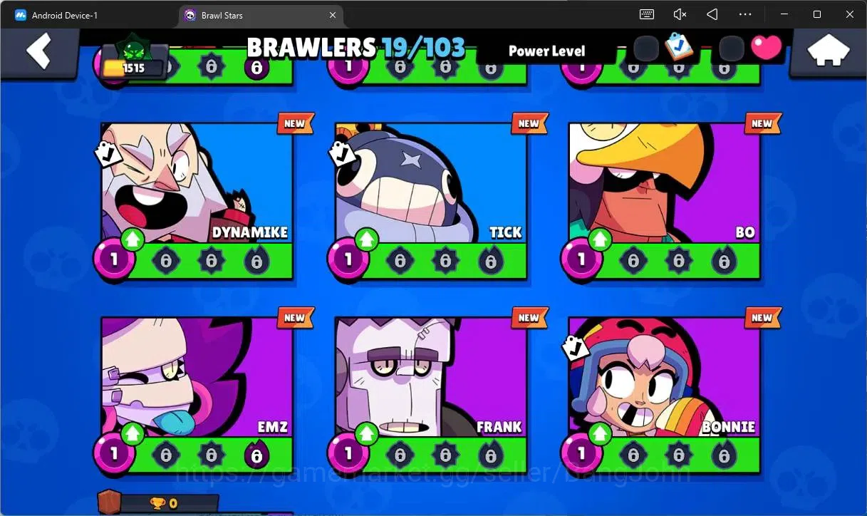 Brawl Stars Accounts Global |1515 Trophy|19 Brawler|1 LV 11 (Nita)|Skin image 7