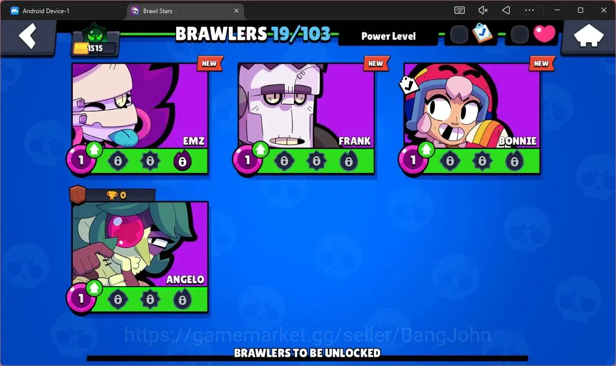 Brawl Stars Accounts Global |1515 Trophy|19 Brawler|1 LV 11 (Nita)|Skin image 8