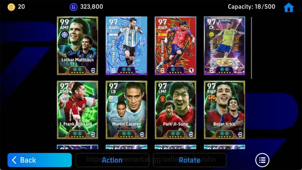 eFootball Accounts Android|PW 3161|Lothar Matthaus Epic, Eden Hazard  image 3