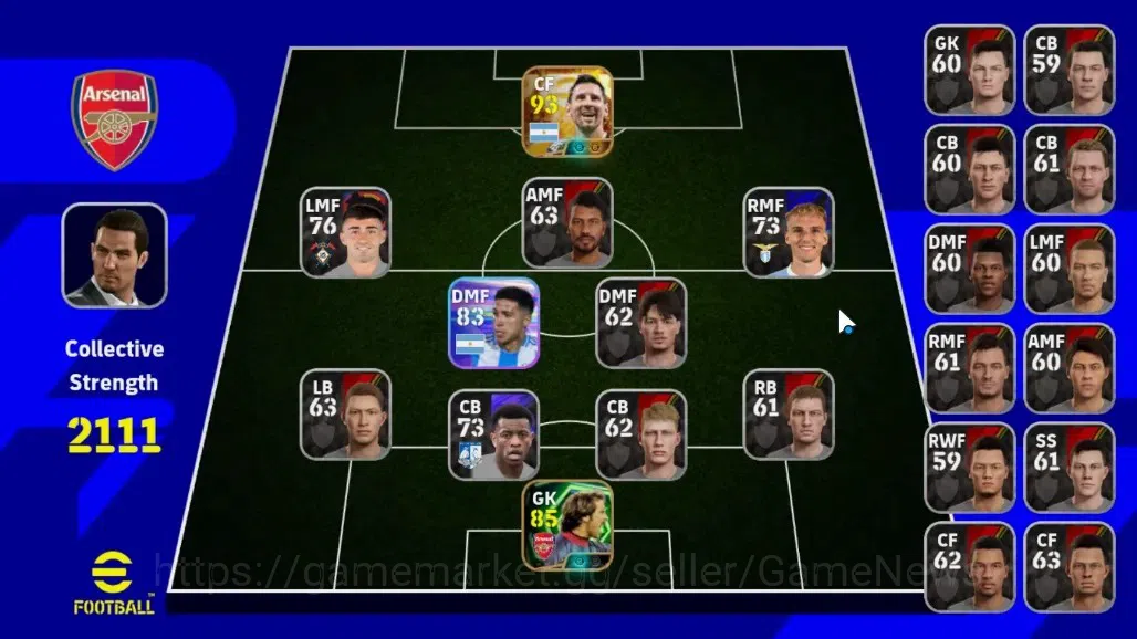 eFootball Accounts Starter Android | Fresh Starter | Big Time Lionel Messi 15 Jul'26 | Epic David Seaman | PES2026 | Check 1