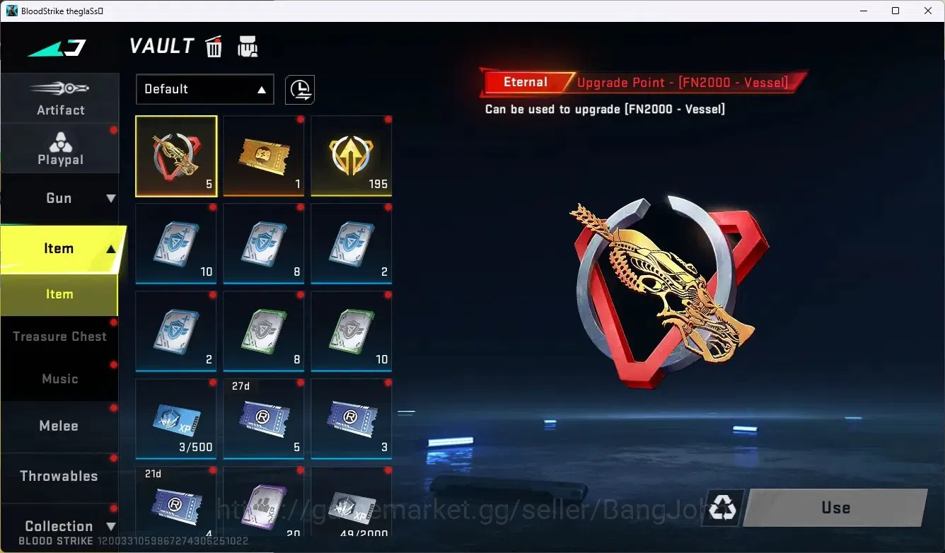 Blood Strike Accounts ASIA |1 Eternal Gun: Desert Eagle|1 Collab Gun: FN image 12