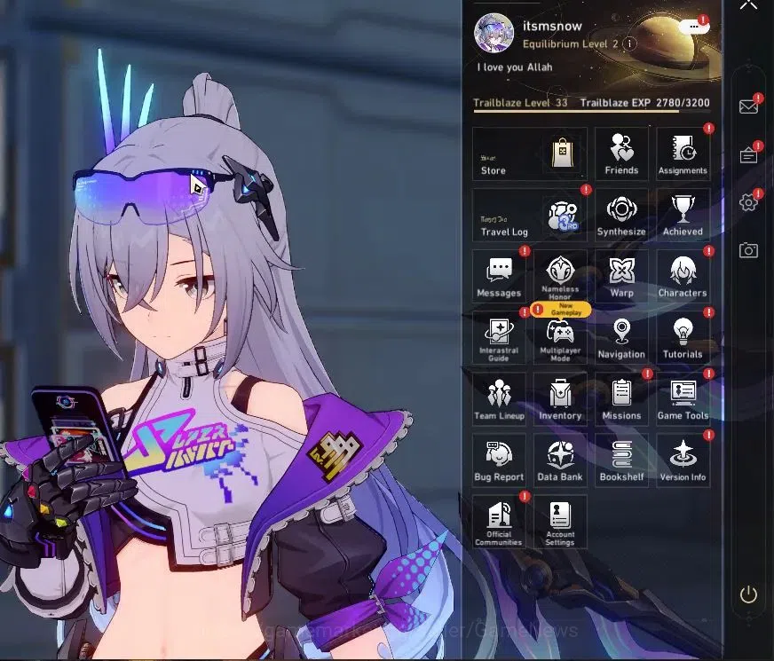 Honkai Star Rail Accounts Asia|TL 33|1 Golden Companion Spirit|4 Limited|Sil image 1