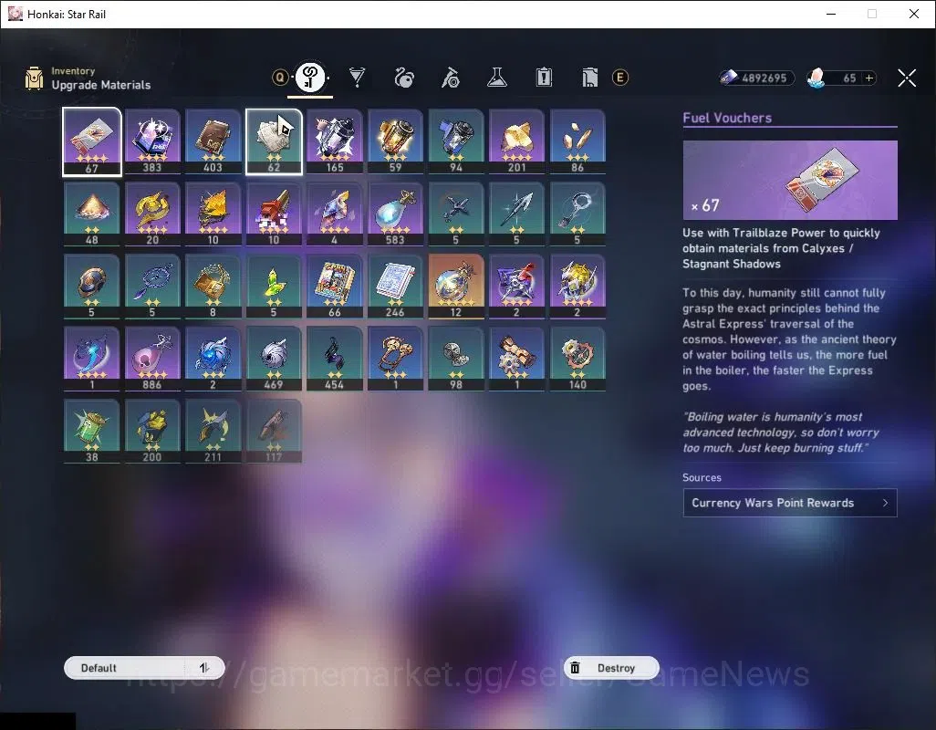 Honkai Star Rail Accounts Asia|TL 33|1 Golden Companion Spirit|4 Limited|Sil image 6