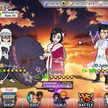Bleach: Brave Souls Accounts Others [GLOBAL]|10K Orb|TYBW25 Askin,TYBW,Rukia,Momo Parasol,TYBW24 Rukia,DreamTeam