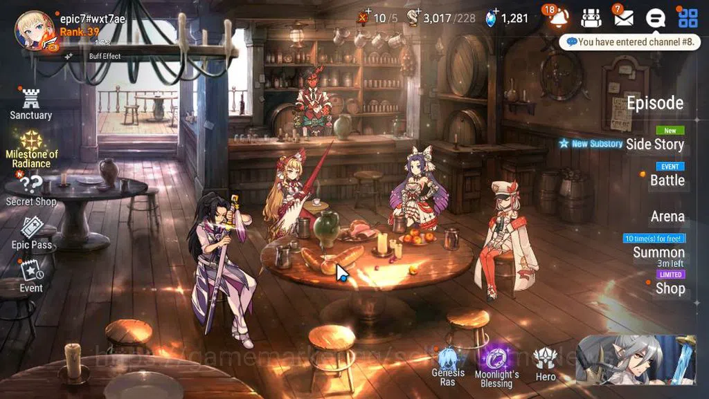 Epic Seven Accounts GLOBAL Unverif|New Era|6 ML(SE Celine,Hellion Lua, image 1