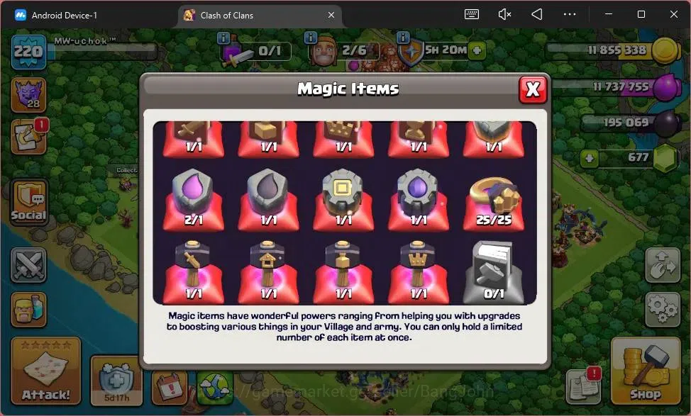 Clash of Clans Accounts Global |TH17-BH|LVL 220|HH 9|BK60,AQ83,MP58,GW41,R image 7