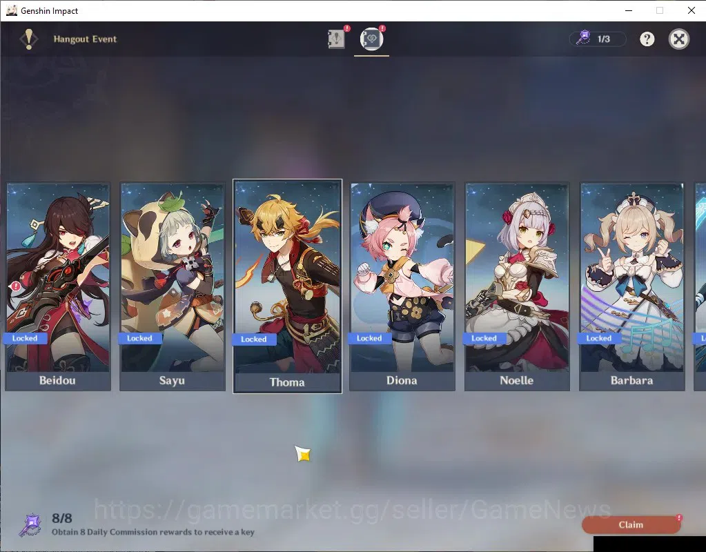 Genshin Impact Accounts ASIA|Ready Gacha|AR 50|21 IF|5 Limited +2(*5Wep)|N image 18