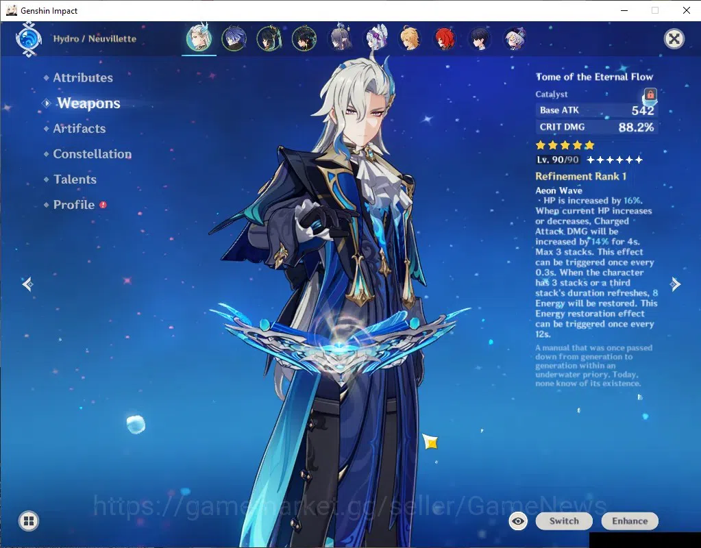 Genshin Impact Accounts ASIA|Ready Gacha|AR 50|21 IF|5 Limited +2(*5Wep)|N image 3