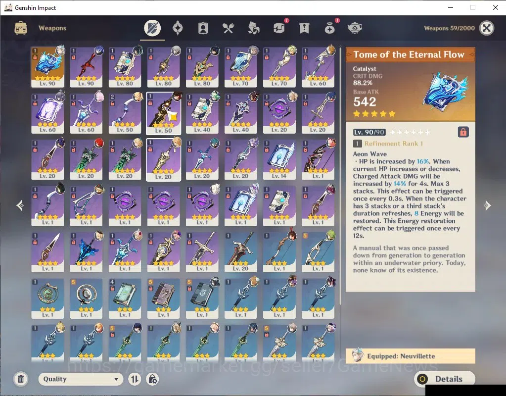 Genshin Impact Accounts ASIA|Ready Gacha|AR 50|21 IF|5 Limited +2(*5Wep)|N image 4