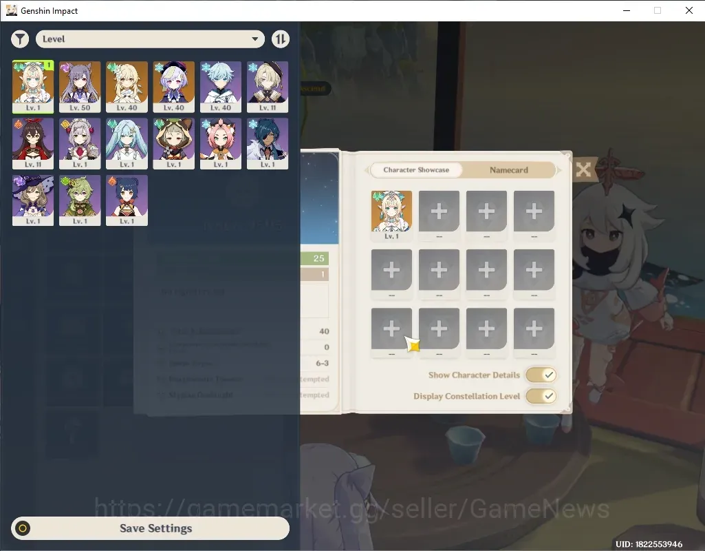 Genshin Impact Accounts Starter Asia|AR 25|1 Limited + 2 Standard| Starter with Vesna |Keqing & Qiqi|Low Main Quest 1