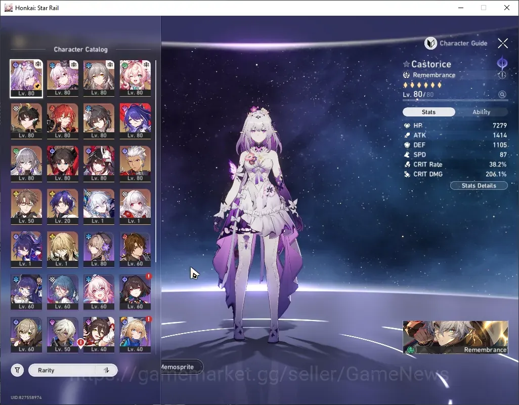 Honkai Star Rail Accounts Others Asia|Free ZZZ|TL 69|1 GC|1 Team Prem|13 Limited|(Archer E1,Evernight)+Sign RMei 1