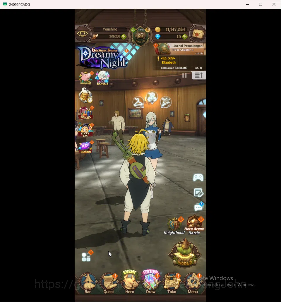 The Seven Deadly Sins: Grand Cross Accounts Others ASIA | 3M CC | 1 LR Susack | 5 UR Merlin&Esca Tristan 2/6 Lancelot 2/6