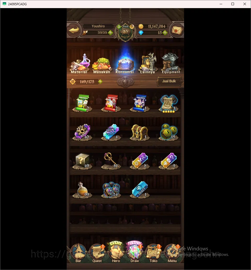 The Seven Deadly Sins: Grand Cross Accounts Others ASIA | 3M CC | 1 LR Susack | 5 UR Merlin&Esca Tristan 2/6 Lancelot 2/6 7