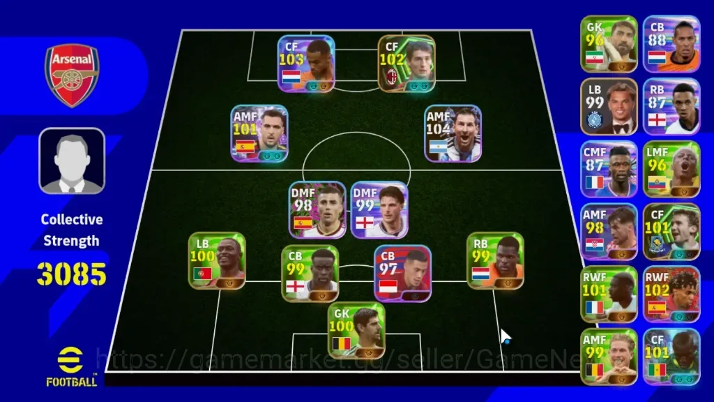 eFootball Accounts Legends & Iconic Players Android|Show Time Cody Gakpo,Mikel Merino,Nicolas Jackson,etc|Epic Daniele 1
