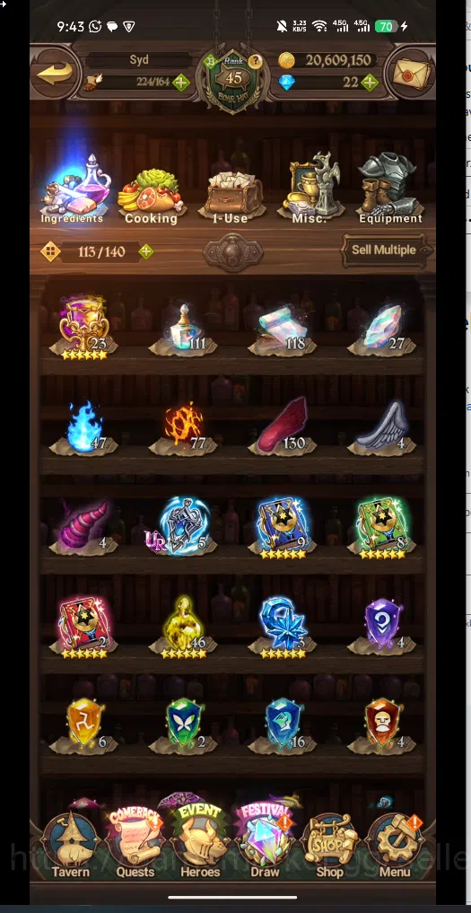 The Seven Deadly Sins: Grand Cross Accounts ASIA | 1,9M CC | 1 LR elizabeth | 5 UR Merlin & Es image 8