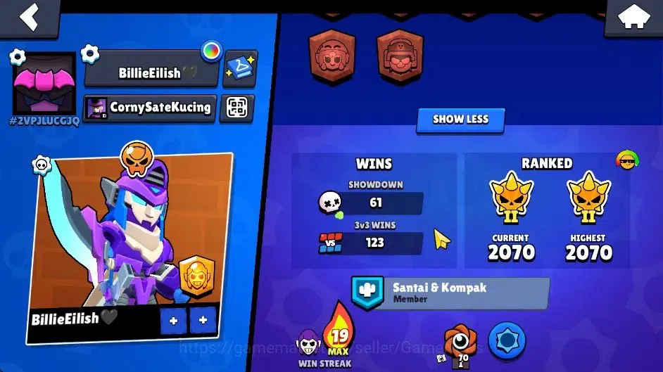 Brawl Stars Accounts 2493 Trophy|27 Brawlers 2 Max Lvl [Well Build Mort image 2