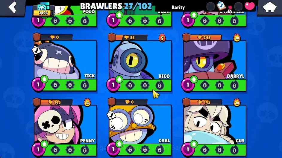 Brawl Stars Accounts 2493 Trophy|27 Brawlers 2 Max Lvl [Well Build Mort image 6