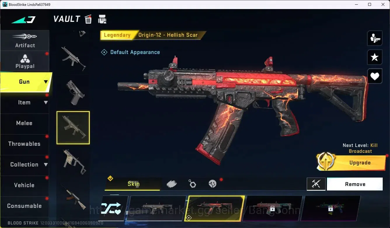Blood Strike Accounts ASIA|Collab MCX - EVA-00|5 Legendary Gun|Collab Et image 2