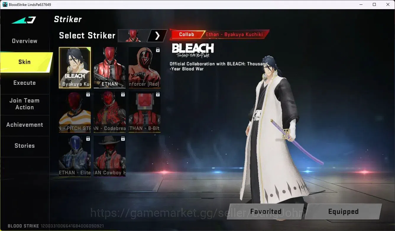 Blood Strike Accounts ASIA|Collab MCX - EVA-00|5 Legendary Gun|Collab Et image 9