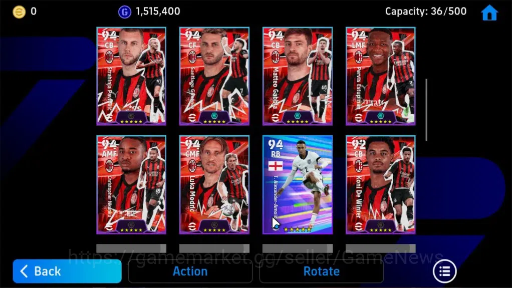 eFootball Accounts Legends & Iconic Players Android|Epic Pele,Oliver Kahn,Xabi Alonso,Giorgio Chiellini,El-Hadji Diouf,Eden 11