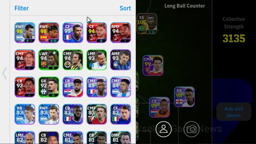 eFootball Accounts Legends & Iconic Players Android|Epic Pele,Oliver Kahn,Xabi Alonso,Giorgio Chiellini,El-Hadji Diouf,Eden 2