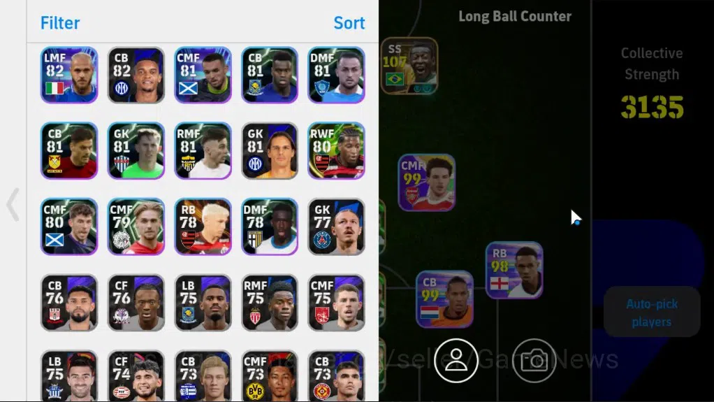 eFootball Accounts Legends & Iconic Players Android|Epic Pele,Oliver Kahn,Xabi Alonso,Giorgio Chiellini,El-Hadji Diouf,Eden 3
