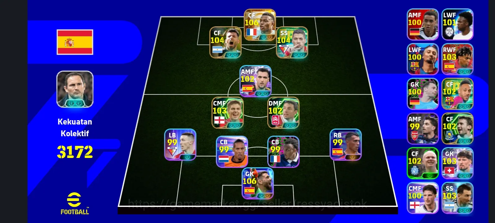 eFootball Accounts Legends & Iconic Players EFOOTBALL COLECTIVE 3173+ | BIGTIME MBAPPE NEW,M VAN BOOMEL,L SUAREZ,S AGUERO,S 1