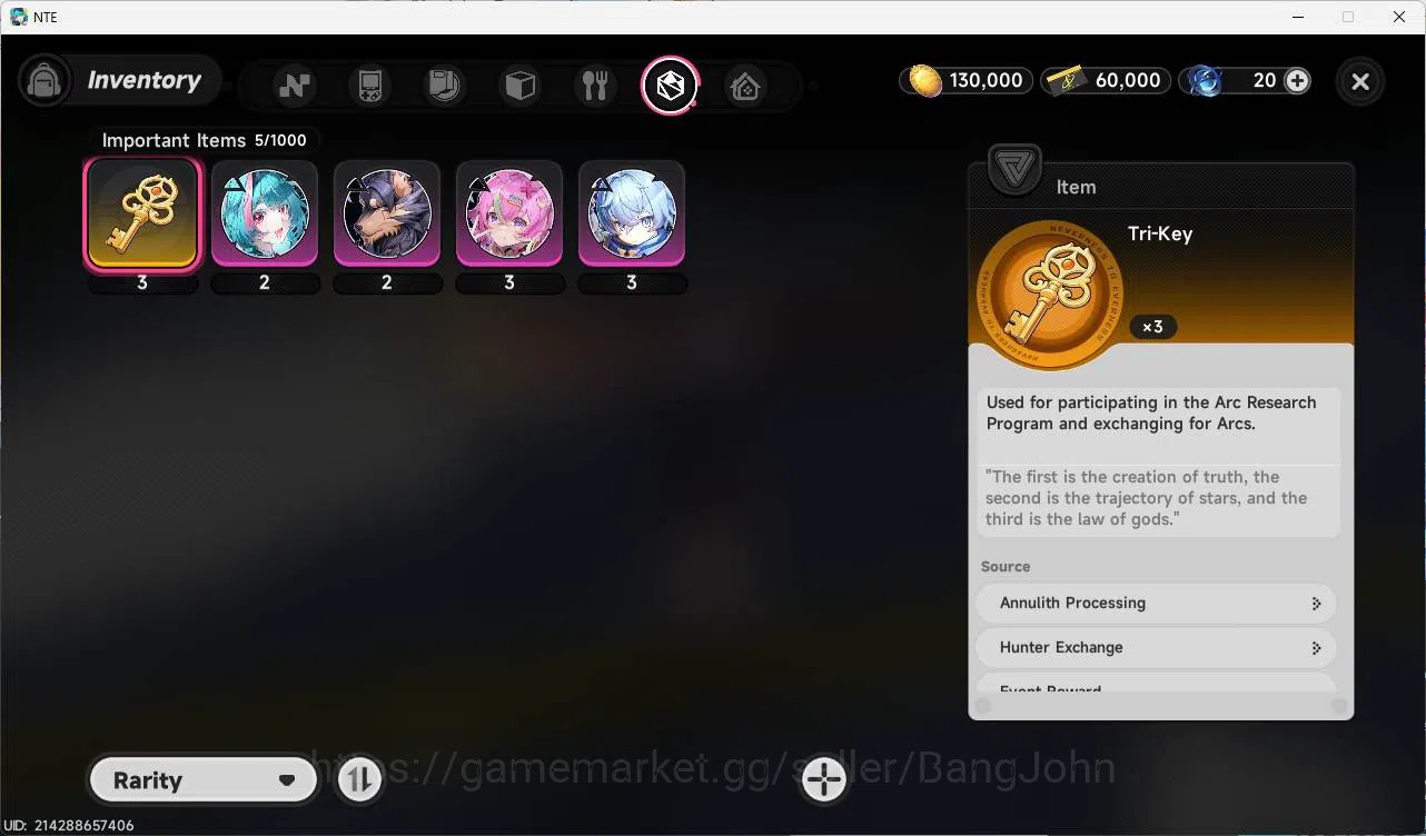 Neverness to Everness Accounts SEA| starter LVL 3, Nanaly, S char ready to roll i image 11