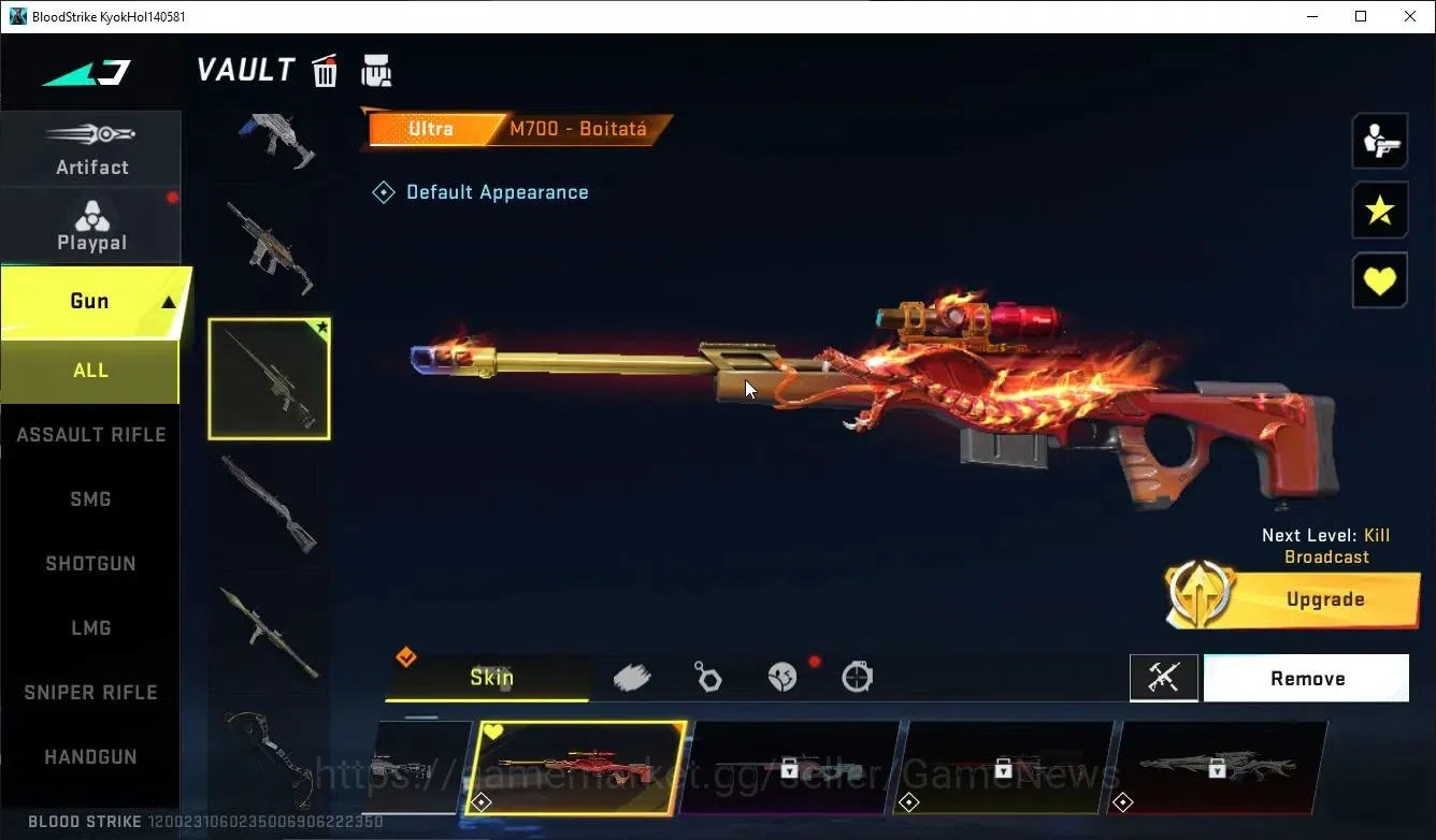 Blood Strike Accounts ASIA|1 ULTRA M700-Boitatá | M4A1 Lv10 | Vector Lv4 image 4