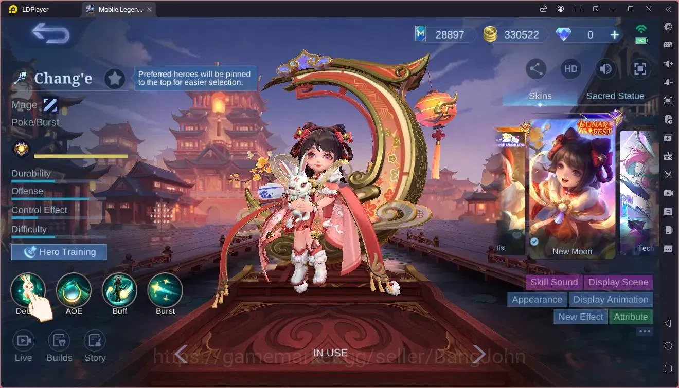 Mobile Legends: Bang Bang Accounts Global|Hero 133|Skin 270|Renowned|KOF Karina|TFM R image 19