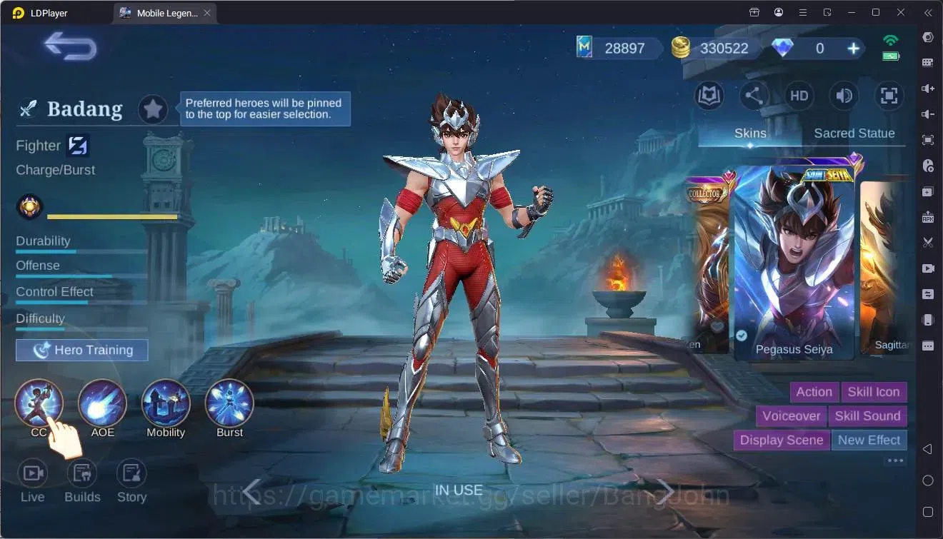 Mobile Legends: Bang Bang Accounts Global|Hero 133|Skin 270|Renowned|KOF Karina|TFM R image 20