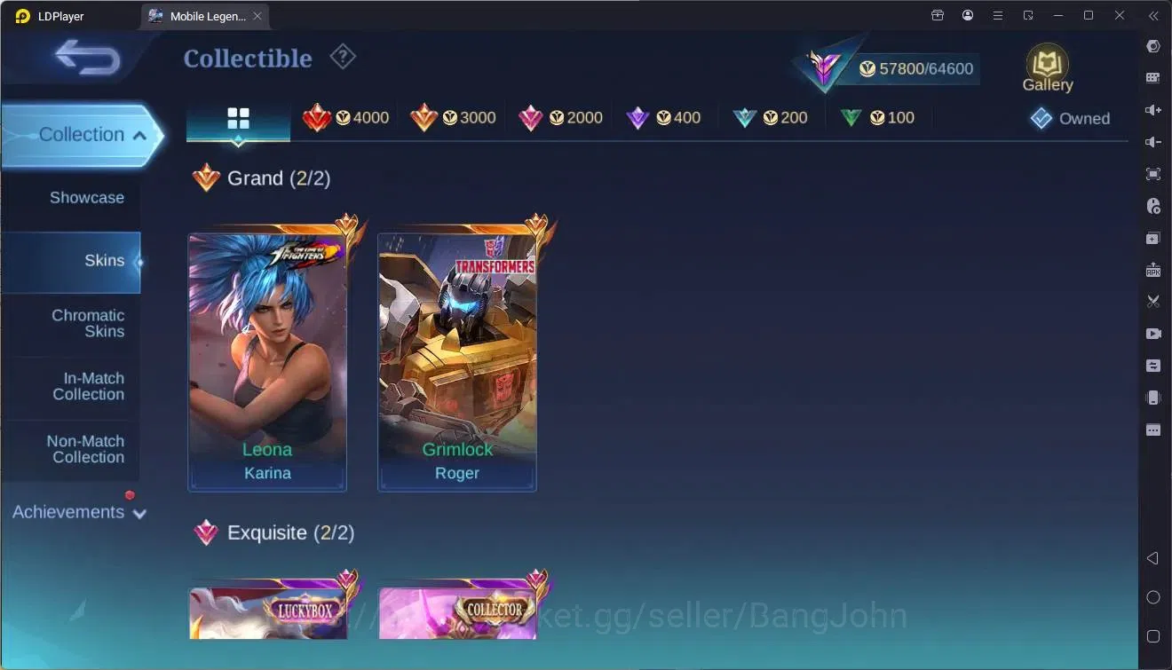 Mobile Legends: Bang Bang Accounts Global|Hero 133|Skin 270|Renowned|KOF Karina|TFM R image 6
