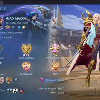 Mobile Legends: Bang Bang Collector Global|Hero 133|Skin 270|Renowned|KOF Karina|TFM R image 1