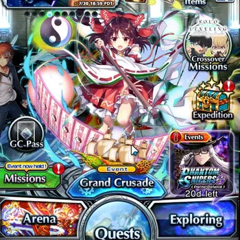 Grand Summoners Accounts End-Game Global|Rank 109|2 Sp Art|27 Ascend 14 TW|(Inumuta,Shirou,Hajime,LM