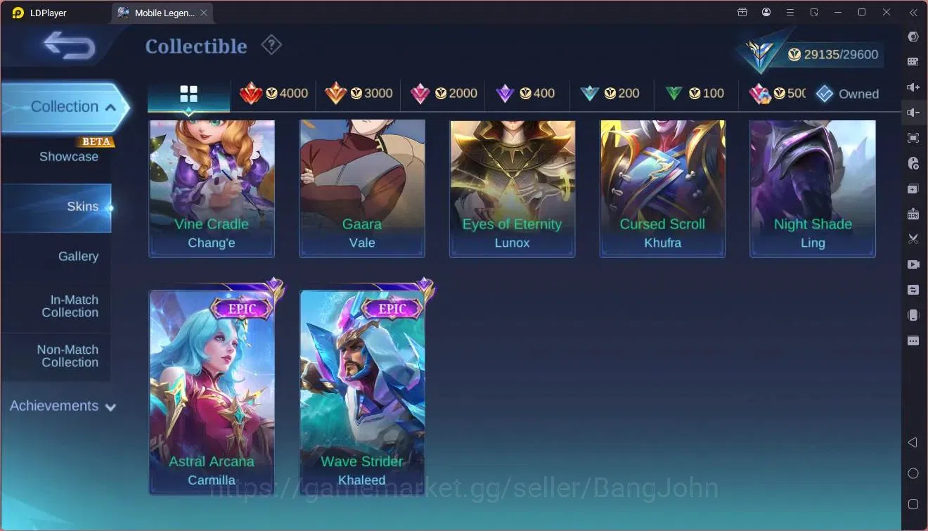 Mobile Legends: Bang Bang Accounts Global|Hero 103|Skin 138|Expert|9th  Fanny|CC Nata image 12