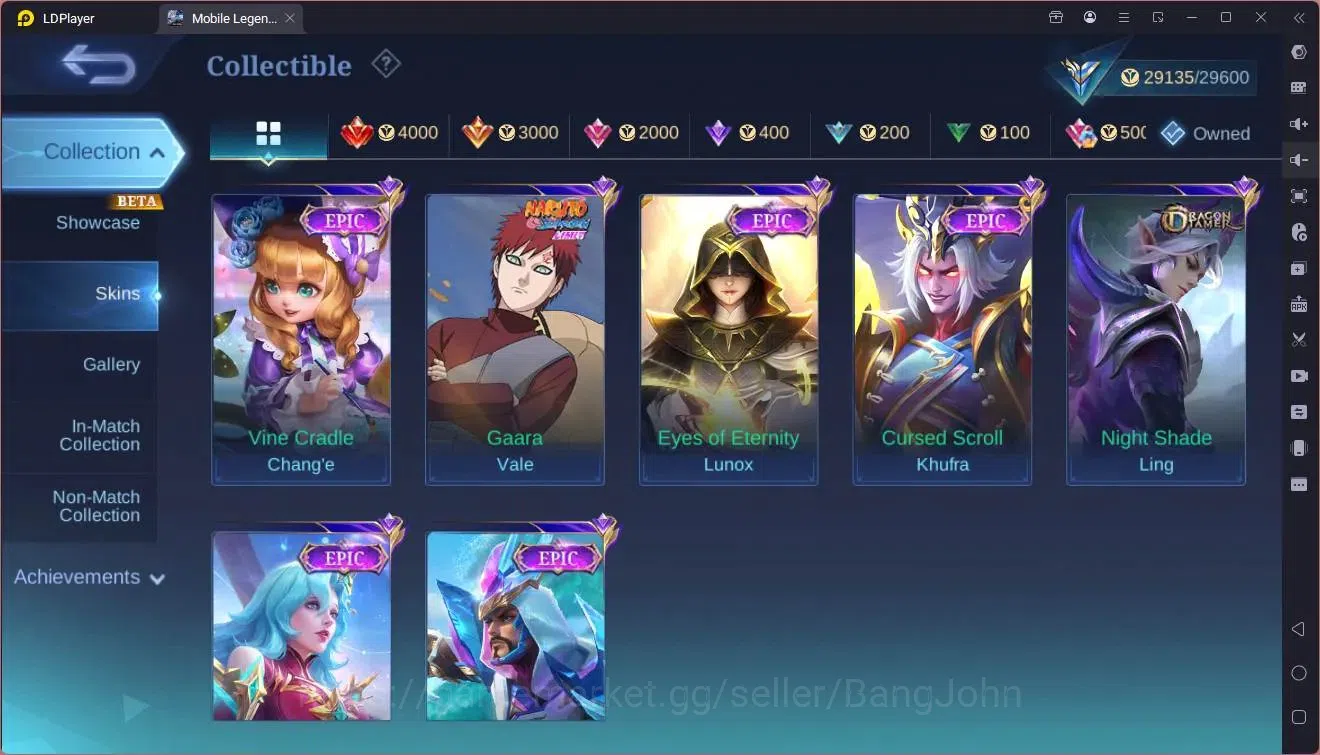 Mobile Legends: Bang Bang Accounts Global|Hero 103|Skin 138|Expert|9th  Fanny|CC Nata image 13