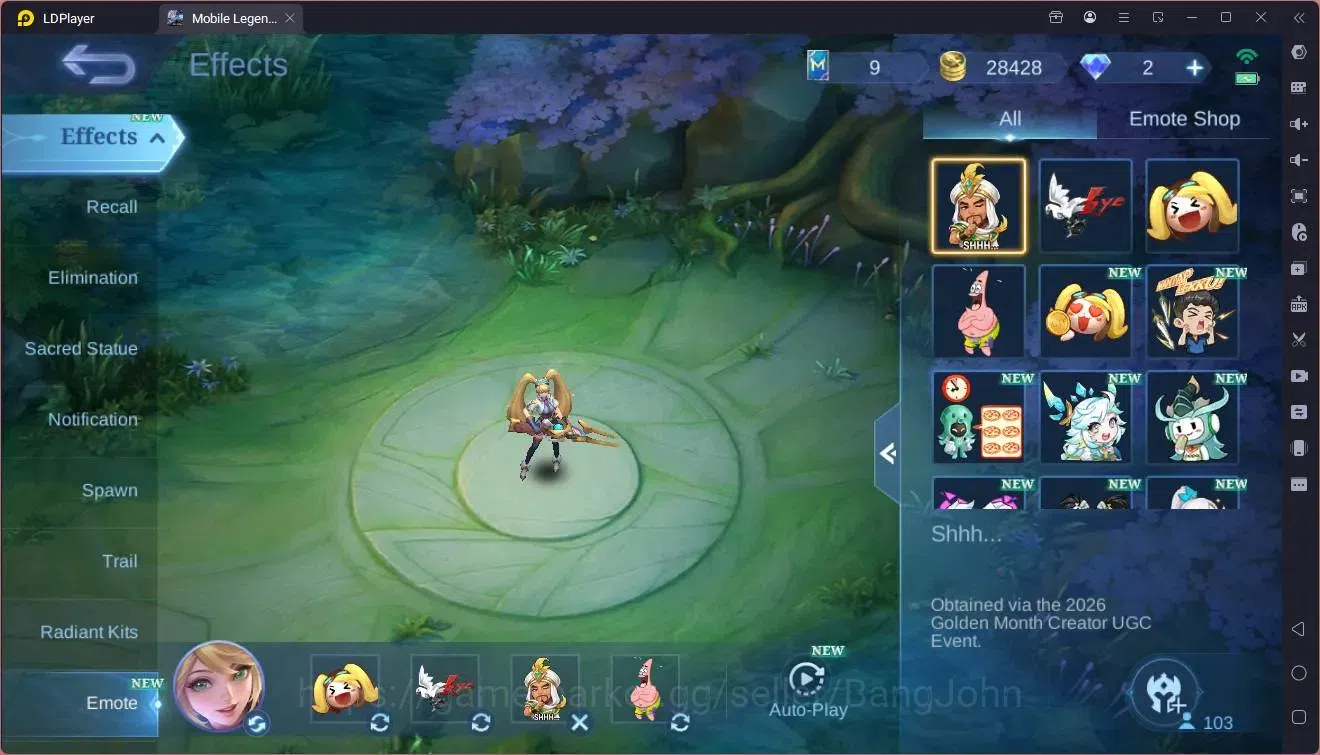 Mobile Legends: Bang Bang Accounts Global|Hero 103|Skin 138|Expert|9th  Fanny|CC Nata image 18