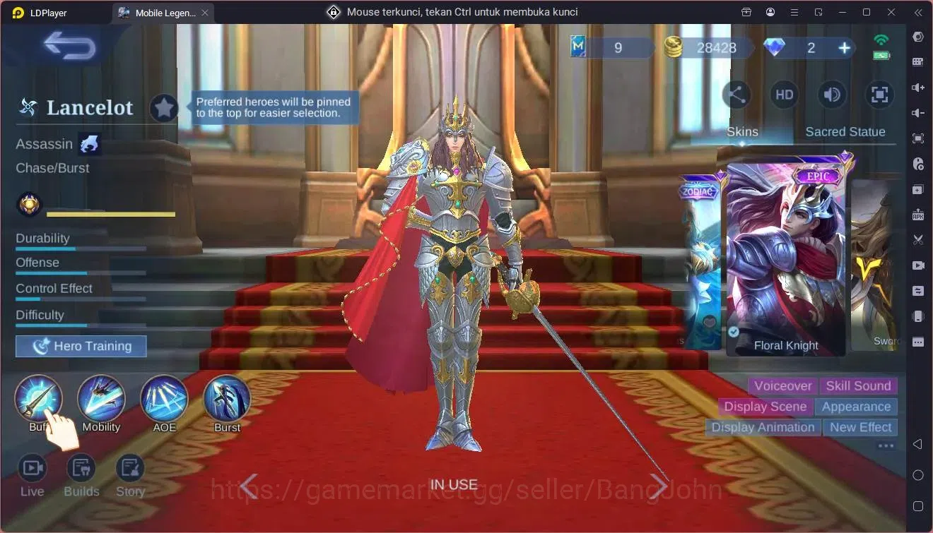 Mobile Legends: Bang Bang Accounts Global|Hero 103|Skin 138|Expert|9th  Fanny|CC Nata image 3